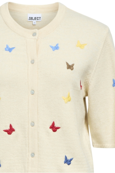 Object objthess 3/4 sleeve cardigan rep